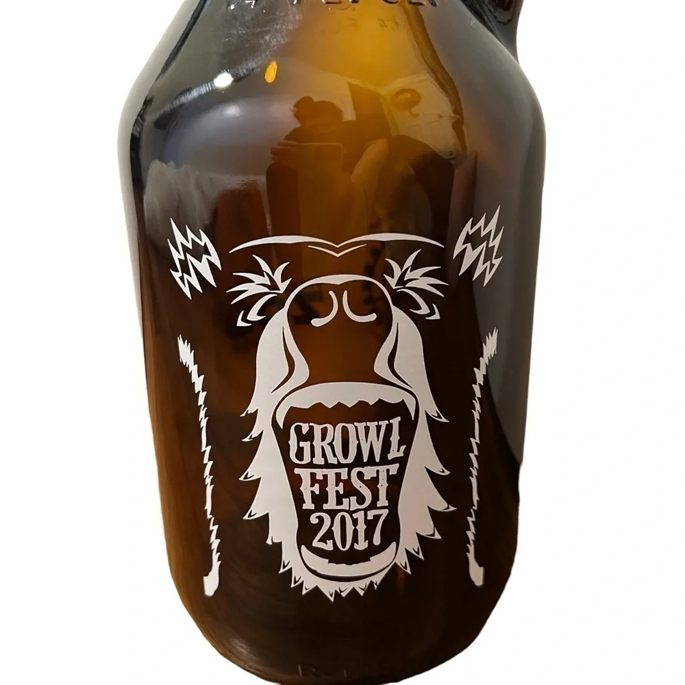 Virginia Zoo Growlfest Growler & Growler Koozie Cover Grin & Bear It 2020